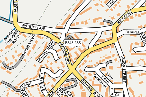 BS48 2SS map - OS OpenMap – Local (Ordnance Survey)