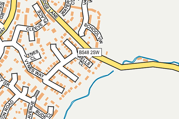 BS48 2SW map - OS OpenMap – Local (Ordnance Survey)