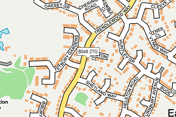 BS48 2TG map - OS OpenMap – Local (Ordnance Survey)