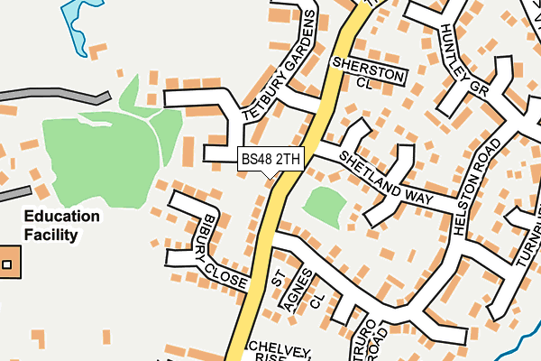 BS48 2TH map - OS OpenMap – Local (Ordnance Survey)