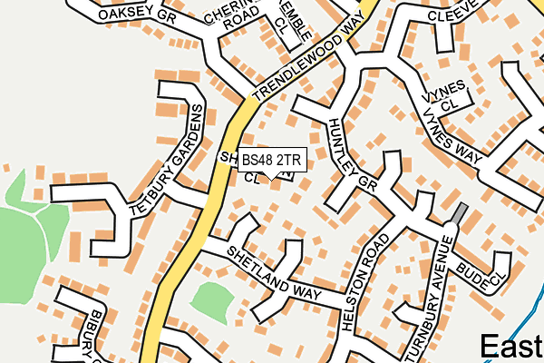 BS48 2TR map - OS OpenMap – Local (Ordnance Survey)