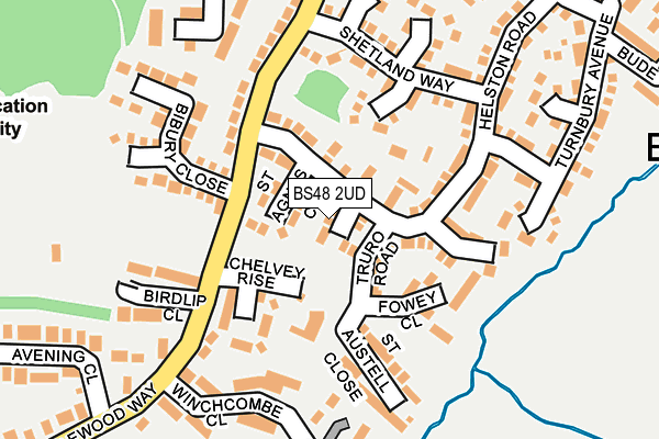 BS48 2UD map - OS OpenMap – Local (Ordnance Survey)