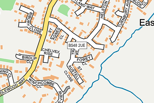 BS48 2UE map - OS OpenMap – Local (Ordnance Survey)