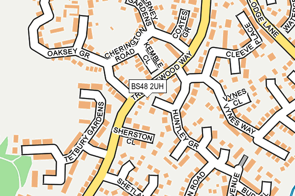 BS48 2UH map - OS OpenMap – Local (Ordnance Survey)