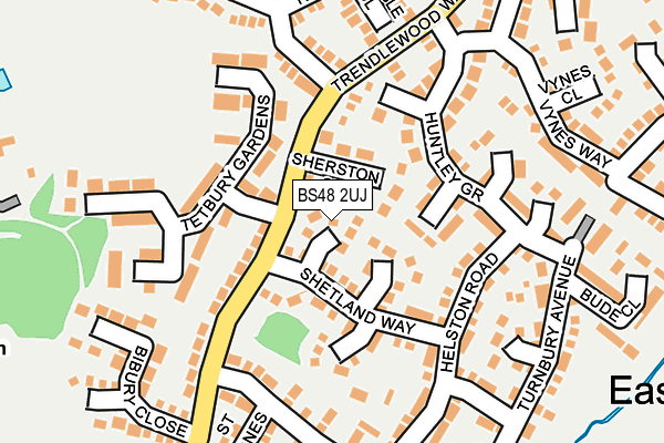 BS48 2UJ map - OS OpenMap – Local (Ordnance Survey)