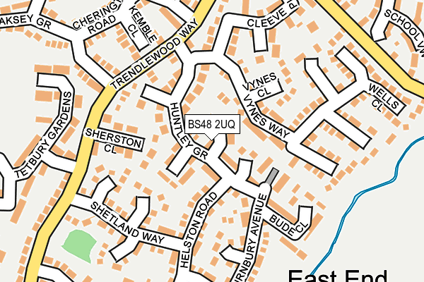 BS48 2UQ map - OS OpenMap – Local (Ordnance Survey)