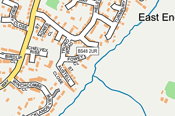 BS48 2UR map - OS OpenMap – Local (Ordnance Survey)