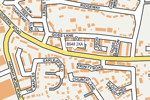 BS48 2XA map - OS OpenMap – Local (Ordnance Survey)