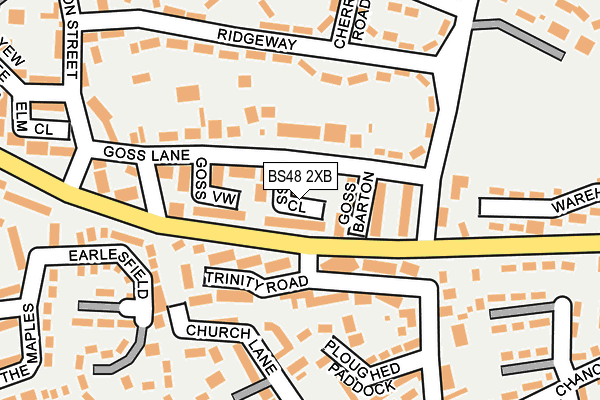 BS48 2XB map - OS OpenMap – Local (Ordnance Survey)