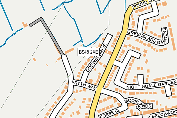 BS48 2XE map - OS OpenMap – Local (Ordnance Survey)