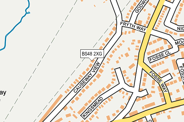 BS48 2XG map - OS OpenMap – Local (Ordnance Survey)