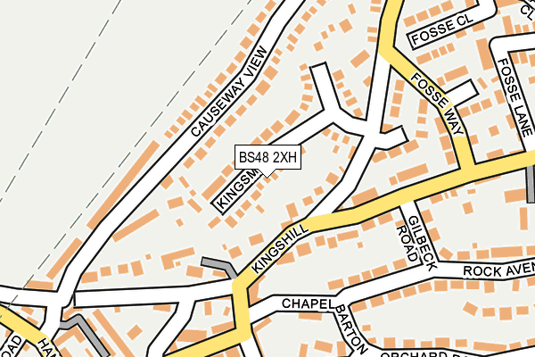 BS48 2XH map - OS OpenMap – Local (Ordnance Survey)