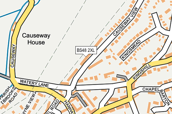 BS48 2XL map - OS OpenMap – Local (Ordnance Survey)