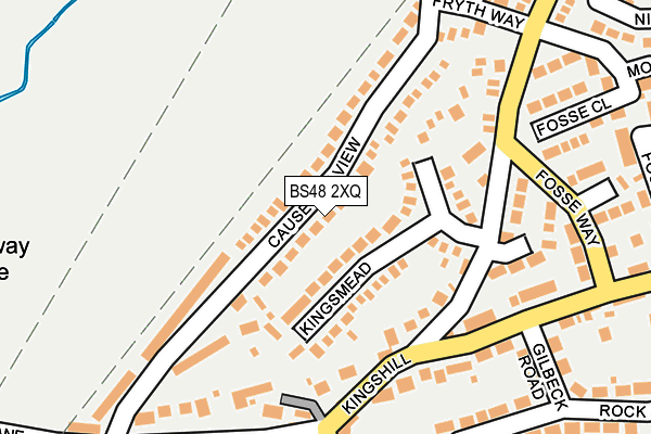 BS48 2XQ map - OS OpenMap – Local (Ordnance Survey)