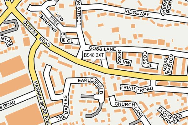 BS48 2XT map - OS OpenMap – Local (Ordnance Survey)