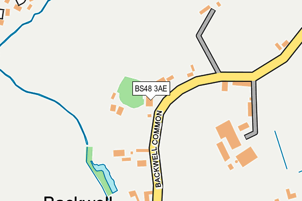 BS48 3AE map - OS OpenMap – Local (Ordnance Survey)
