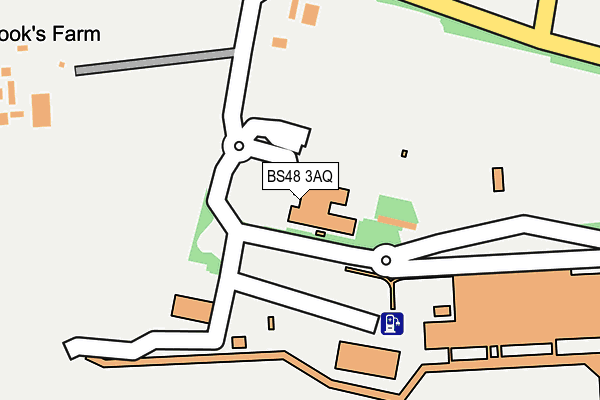BS48 3AQ map - OS OpenMap – Local (Ordnance Survey)