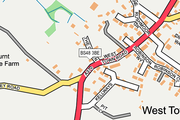Map of BACKWELL WOOD ESTATE LIMITED at local scale