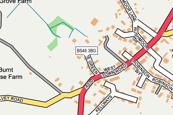 BS48 3BG map - OS OpenMap – Local (Ordnance Survey)