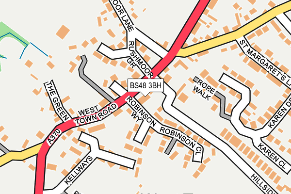 BS48 3BH map - OS OpenMap – Local (Ordnance Survey)