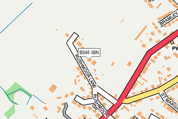 BS48 3BN map - OS OpenMap – Local (Ordnance Survey)