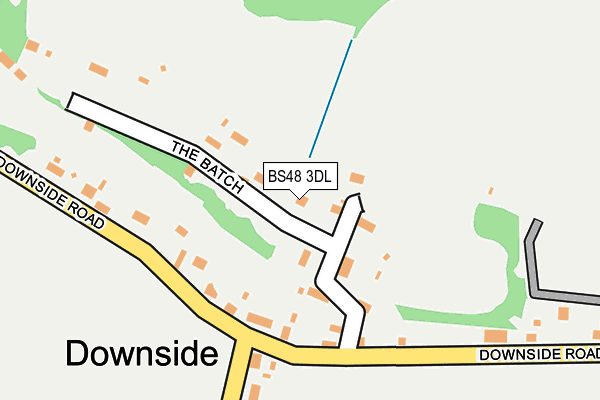 BS48 3DL map - OS OpenMap – Local (Ordnance Survey)