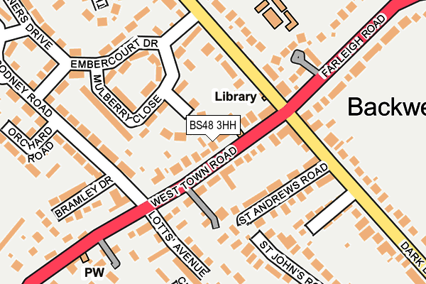 BS48 3HH map - OS OpenMap – Local (Ordnance Survey)