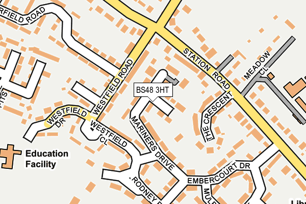 BS48 3HT map - OS OpenMap – Local (Ordnance Survey)