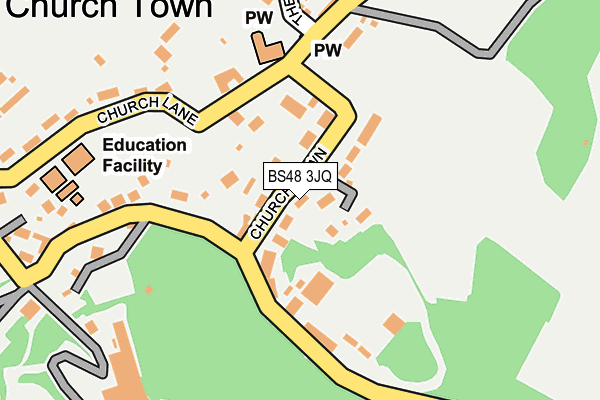 BS48 3JQ map - OS OpenMap – Local (Ordnance Survey)