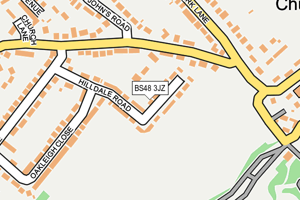 BS48 3JZ map - OS OpenMap – Local (Ordnance Survey)