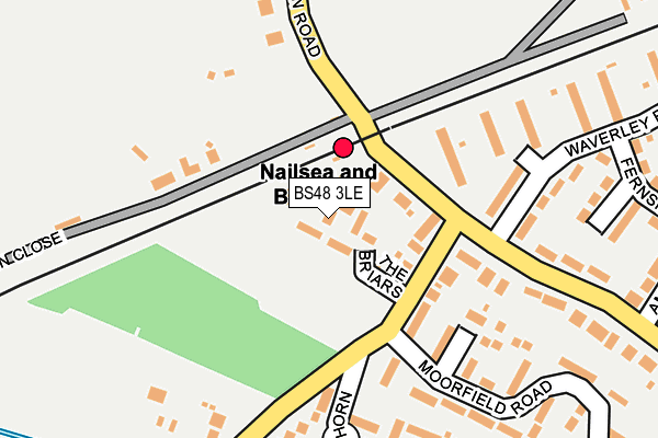 BS48 3LE map - OS OpenMap – Local (Ordnance Survey)