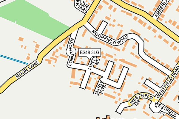 BS48 3LG map - OS OpenMap – Local (Ordnance Survey)