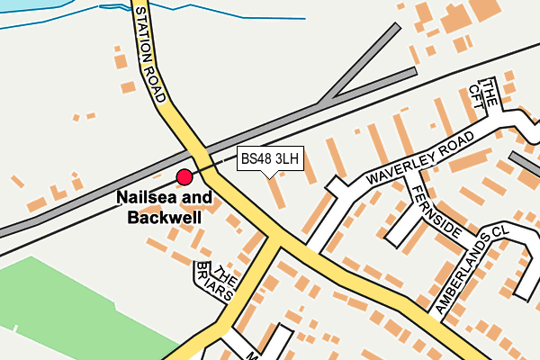 BS48 3LH map - OS OpenMap – Local (Ordnance Survey)