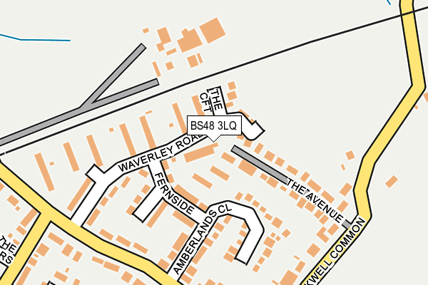 BS48 3LQ map - OS OpenMap – Local (Ordnance Survey)