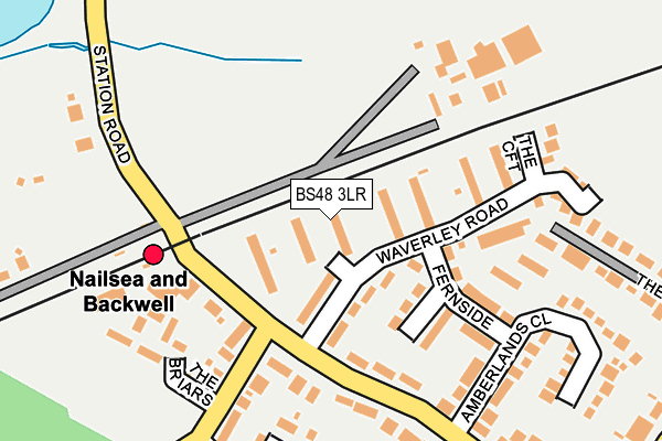 BS48 3LR map - OS OpenMap – Local (Ordnance Survey)