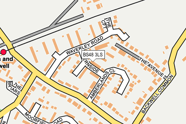 BS48 3LS map - OS OpenMap – Local (Ordnance Survey)