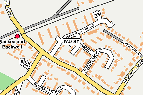 BS48 3LT map - OS OpenMap – Local (Ordnance Survey)