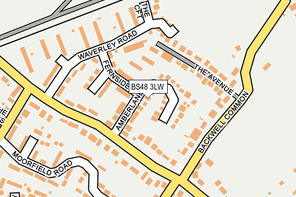 BS48 3LW map - OS OpenMap – Local (Ordnance Survey)