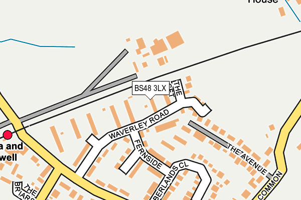 BS48 3LX map - OS OpenMap – Local (Ordnance Survey)