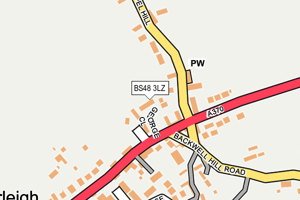 BS48 3LZ map - OS OpenMap – Local (Ordnance Survey)