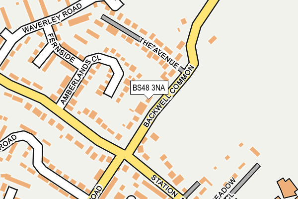 BS48 3NA map - OS OpenMap – Local (Ordnance Survey)