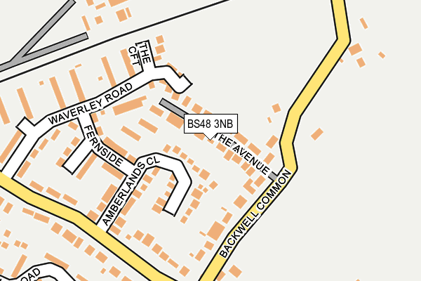 BS48 3NB map - OS OpenMap – Local (Ordnance Survey)