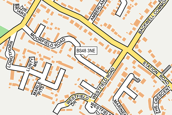 BS48 3NE map - OS OpenMap – Local (Ordnance Survey)