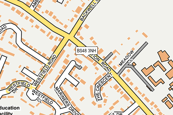 BS48 3NH map - OS OpenMap – Local (Ordnance Survey)