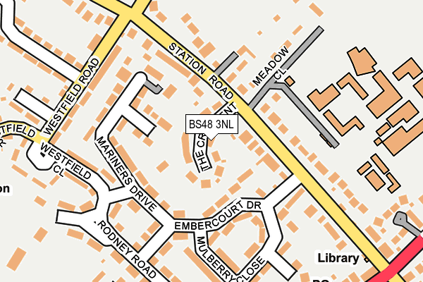 BS48 3NL map - OS OpenMap – Local (Ordnance Survey)