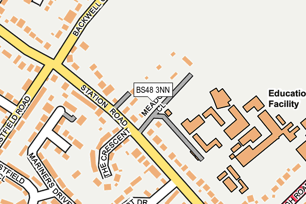 BS48 3NN map - OS OpenMap – Local (Ordnance Survey)