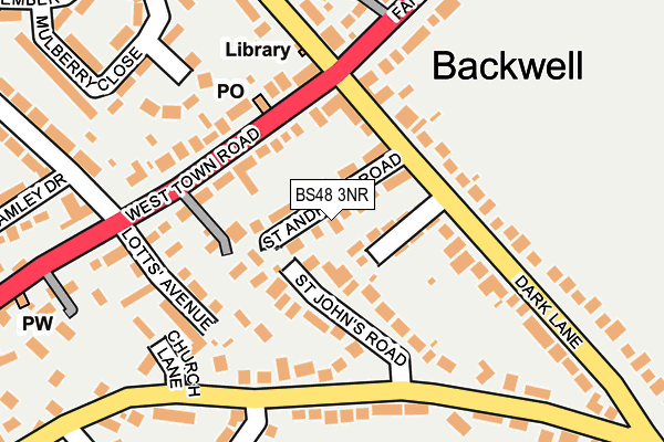 BS48 3NR map - OS OpenMap – Local (Ordnance Survey)