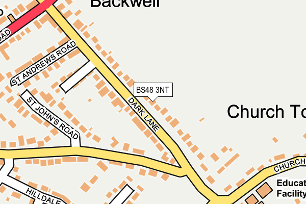 BS48 3NT map - OS OpenMap – Local (Ordnance Survey)