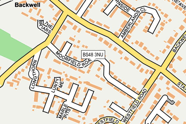 BS48 3NU map - OS OpenMap – Local (Ordnance Survey)