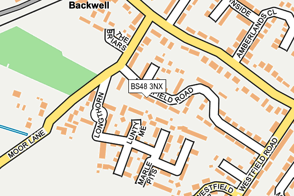BS48 3NX map - OS OpenMap – Local (Ordnance Survey)